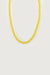 Beaded necklace in yellow — main image
