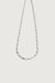 Ingot chain necklace in silver — main image