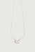 Zodiac necklace with zirconia in gemini — main image
