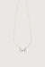 Zodiac necklace with zirconia in scorpio — main image