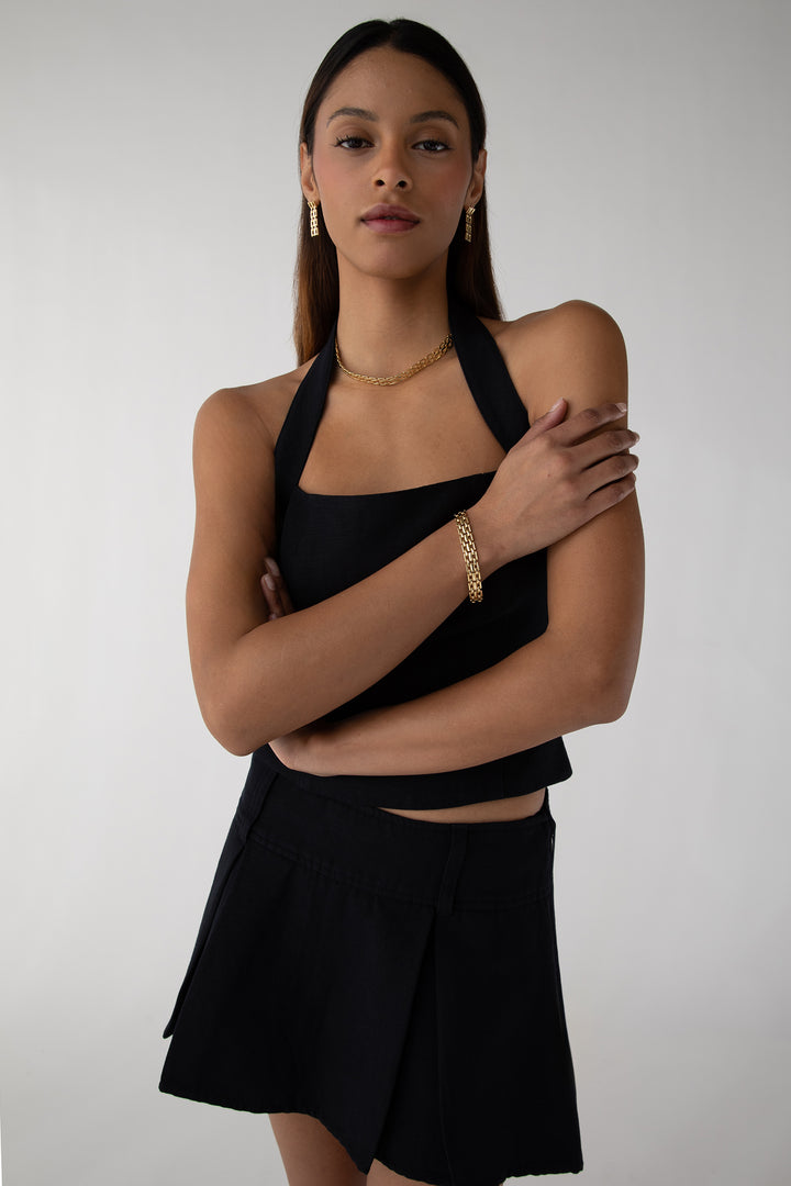 PANTHER LINK NECKLACE in Gold — alternate angle