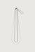 Cube and twist chain necklace in silver — main image