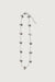 Bow chain necklace in silver — main image