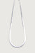 Snake chain necklace in silver — main image