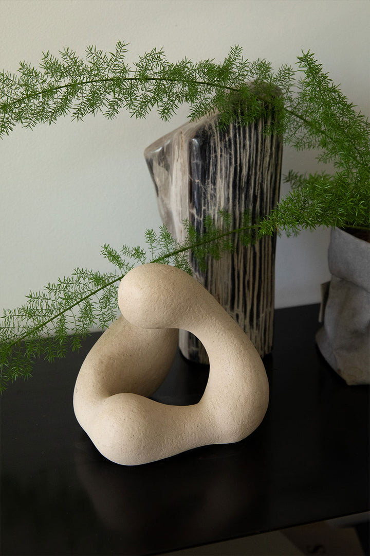 ORGANIC FORM SCULPTURE in Sandstone — alternate angle