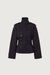 Short belted trench coat in black — main image