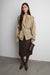 Short belted trench coat in light kelp — main image