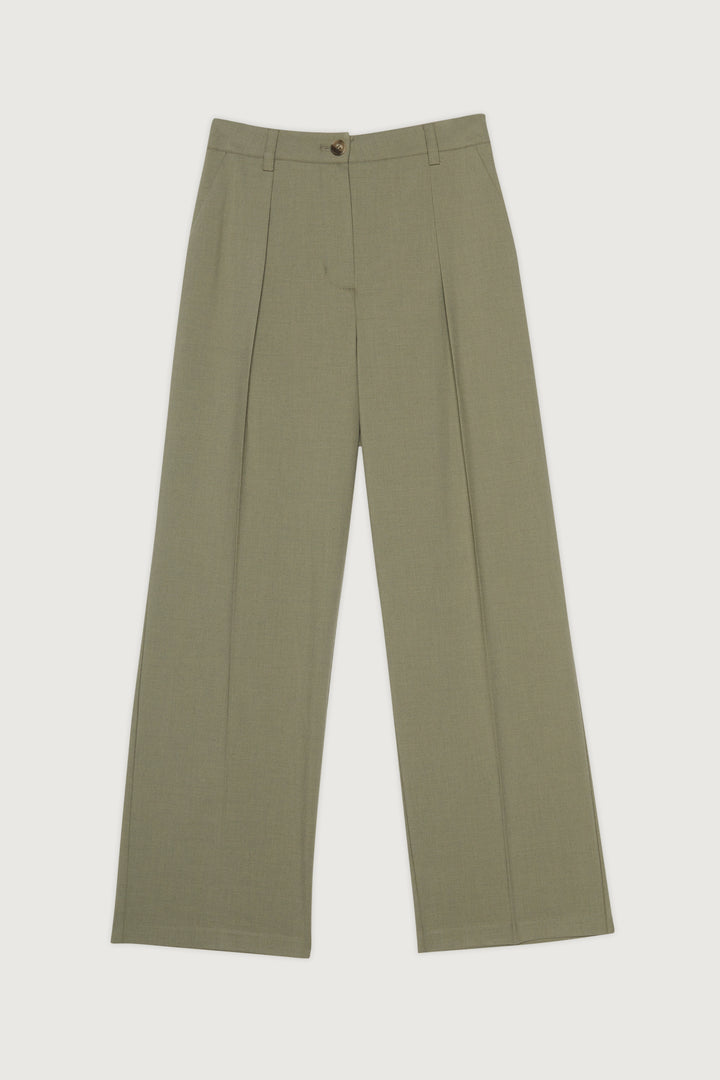 RELAXED FIT STRAIGHT LEG PANT in MOSS — alternate angle