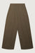 100% linen straight leg pant in dark aloe — main image