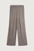 Wide leg knit pant in taupe — main image