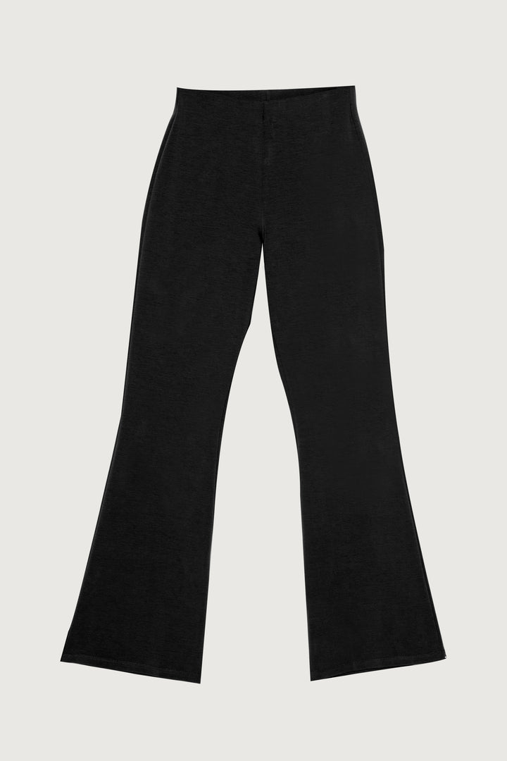 FLARED PANT in Black Beauty — alternate angle