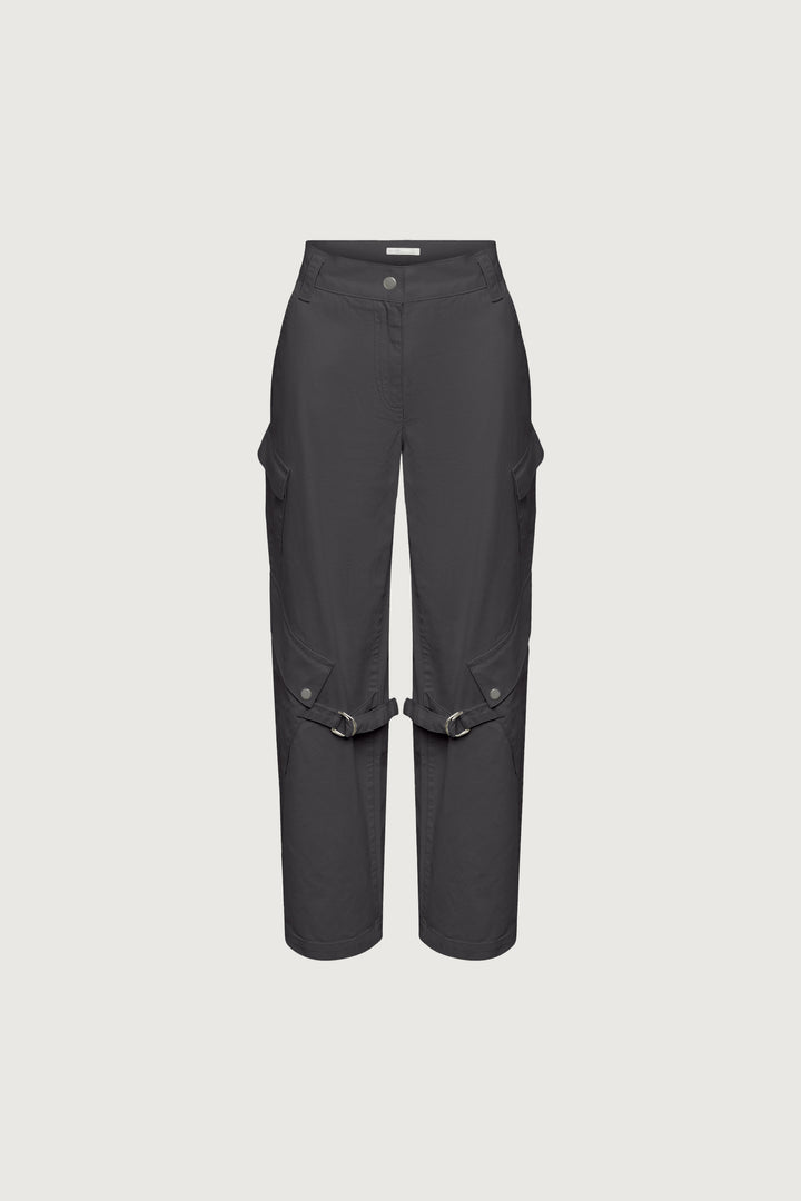 CARGO PANT WITH POCKET DETAILS in Asphalt — alternate angle