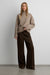 Wide leg trouser in turkish coffee — main image
