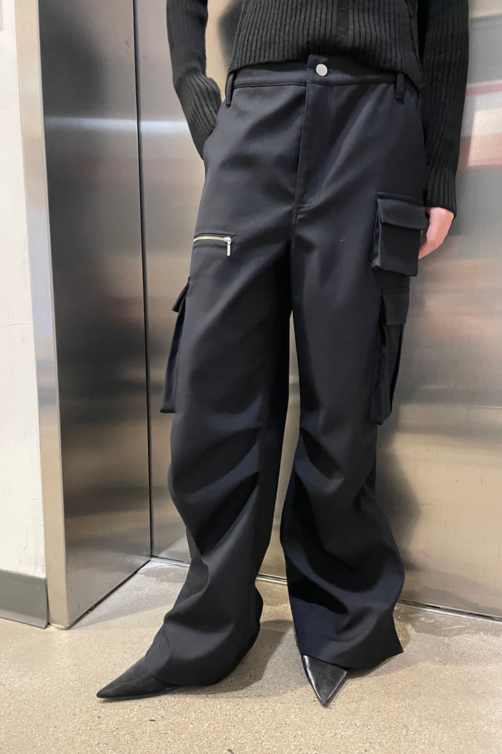 CARGO PANT in Black — alternate angle