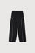 Fleece pant with contrast piping in black — main image
