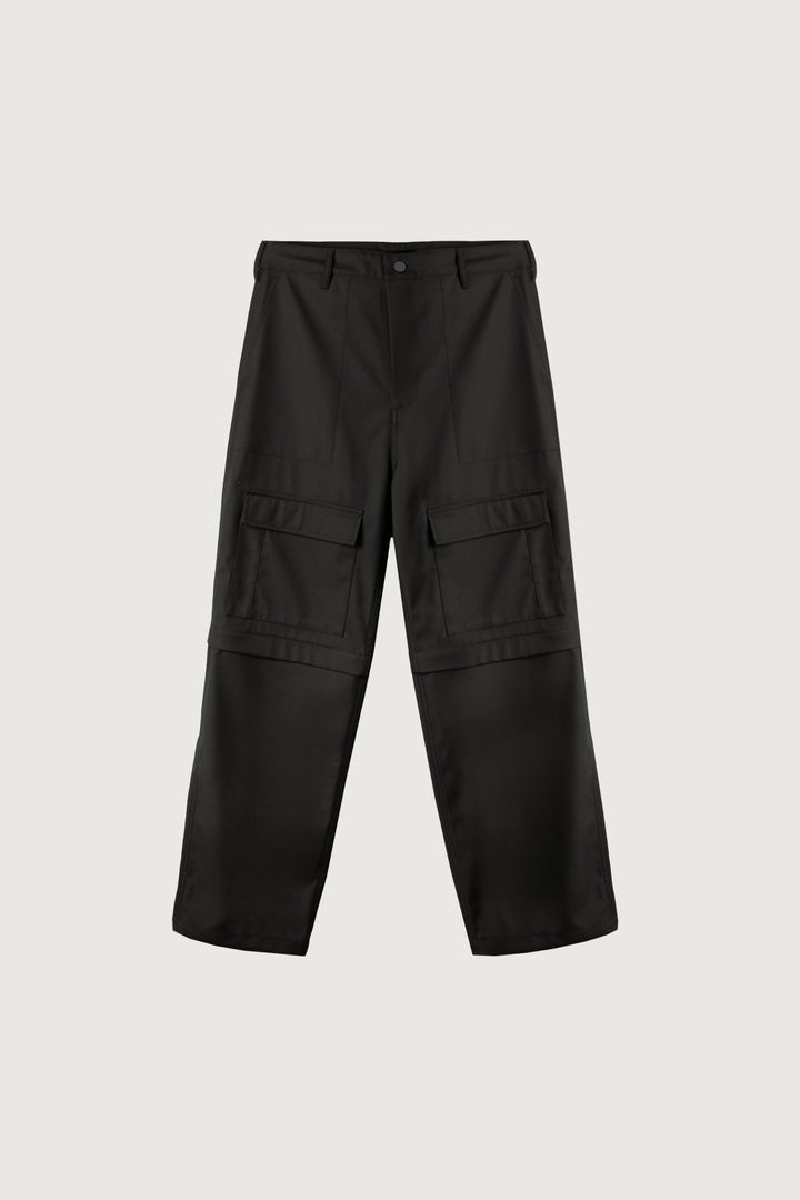 CONVERTIBLE CARGO PANT in Black — alternate angle
