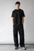 Twill cargo pant in black — main image