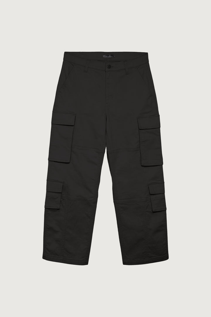 TWILL CARGO PANT in Black — alternate angle