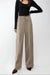 High-rise straight leg trouser with pleats in winter twig — main image