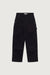 Cotton twill carpenter pant in black — main image