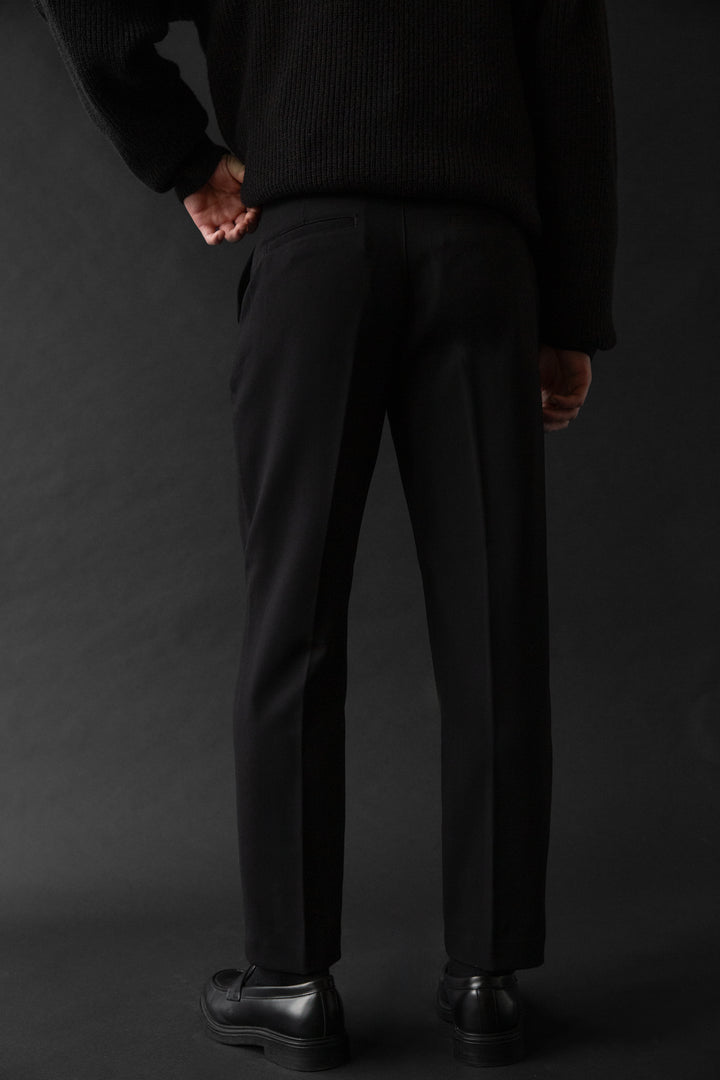 SLIM DRESS PANT in Black — alternate angle