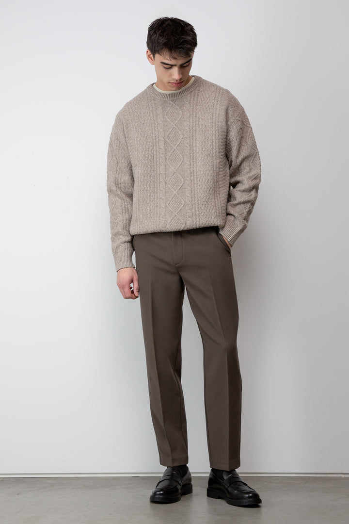 SLIM DRESS PANT in Turkish Coffee — alternate angle