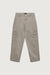 Washed effect cotton cargo pant in washed brindle — main image