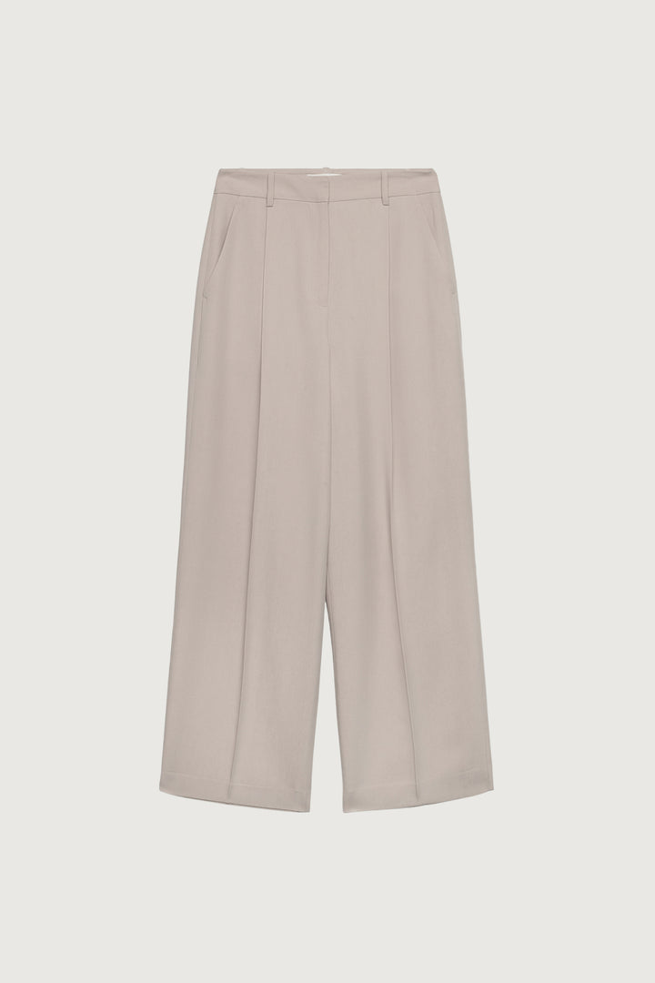 HIGH RISE STRAIGHT LEGTENCEL TROUSER in Chateau Grey — alternate angle