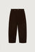 CROPPED LENGTH TWILL BARREL LEG PANT