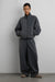 Oversized fleece pant in gray — main image