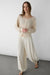 Oversized balloon pant in cream — image