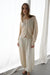 Oversized balloon pant in cream — image