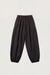 Nylon balloon pant in black — main image
