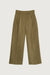 Straight leg pant in dusky green — main image