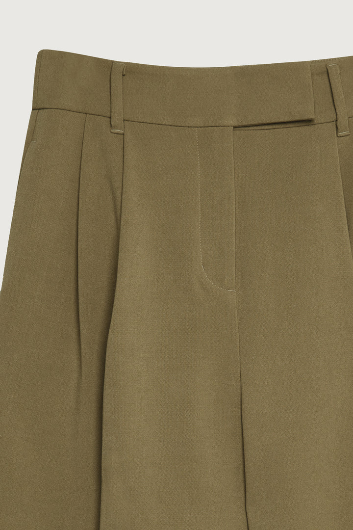 STRAIGHT LEG PANT in Dusky Green — alternate angle