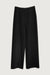 Rib-knit pant in black — main image