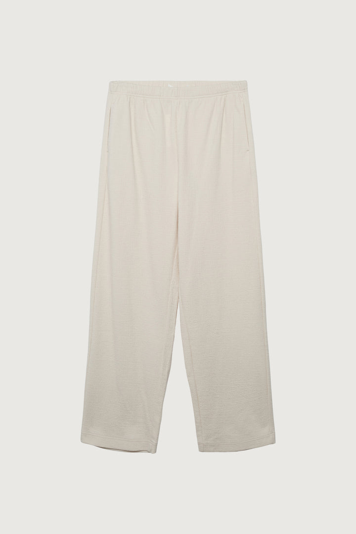 ELASTIC WAIST PANT in Oatmeal — alternate angle