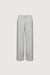 Long length twill wide leg pant in vapor blue — main image