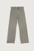 Straight leg twill pant in granite grey — main image
