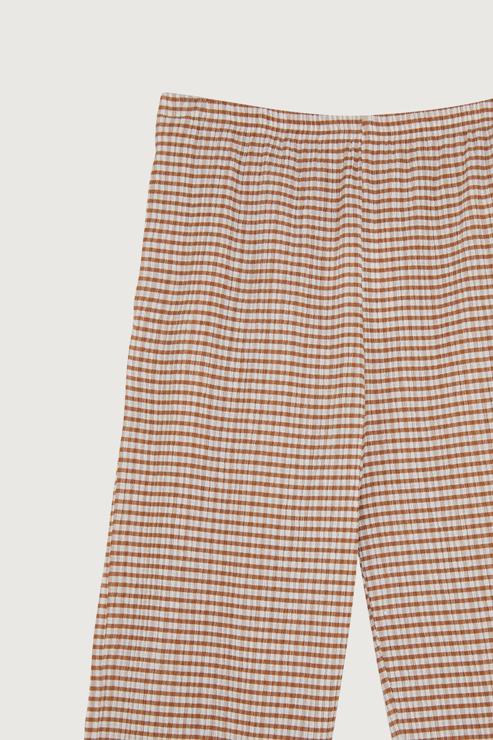 PLAID SEERSUCKER PANT in Russet — alternate angle