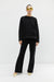 Fleece pant in black — main image