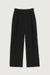 Straight leg trouser in black — main image