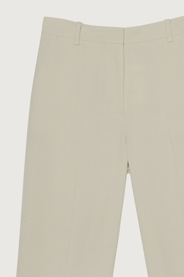 SUITING PANT in Oatmeal — alternate angle