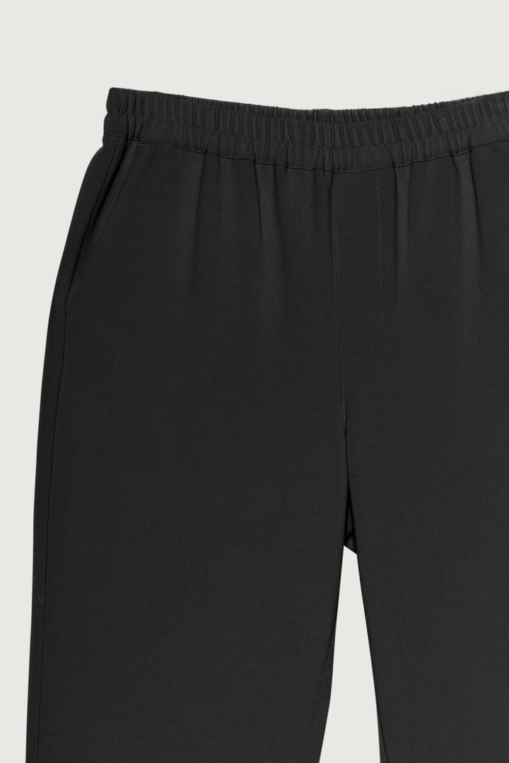 ELASTIC WAIST PANT in Black — alternate angle