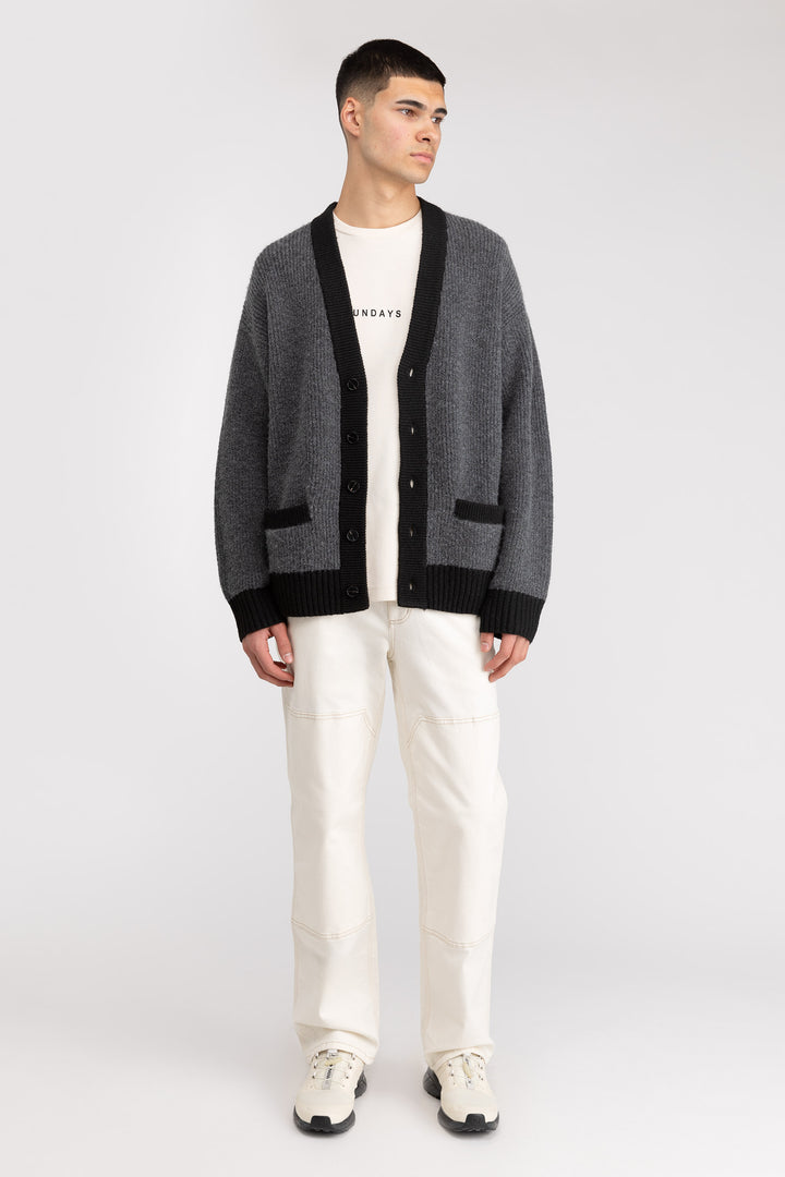 TWILL WORKWEAR PANT in Cream — alternate angle