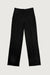 Classic fit straight leg pant in black — main image