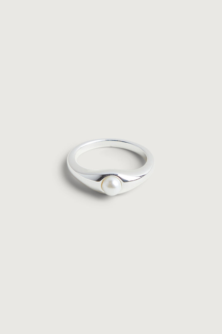 PEARL RING in Silver — alternate angle