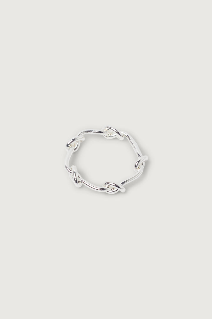KNOT RING in Silver — alternate angle