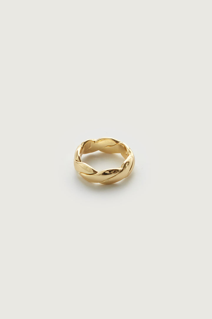 TWISTED RING in Gold — alternate angle