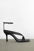 Strappy heel sandal in black — main image